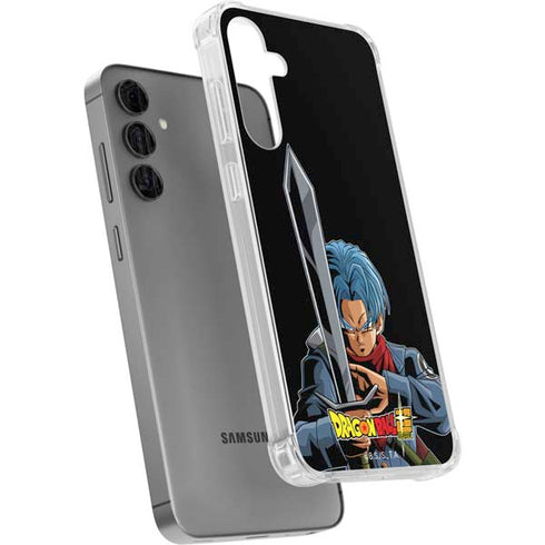 Dragon Ball Super Trunks Portrait Galaxy S24 Plus Clear Case
